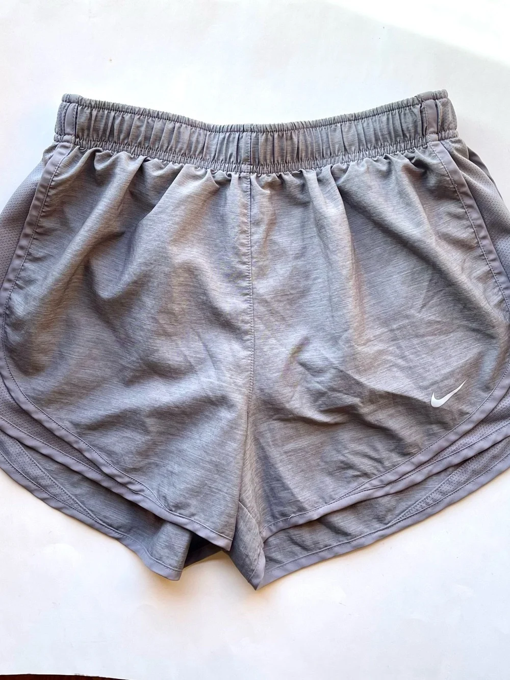 Nike Tempo Women's Dri-Fit Running Shorts Light Gray-S
